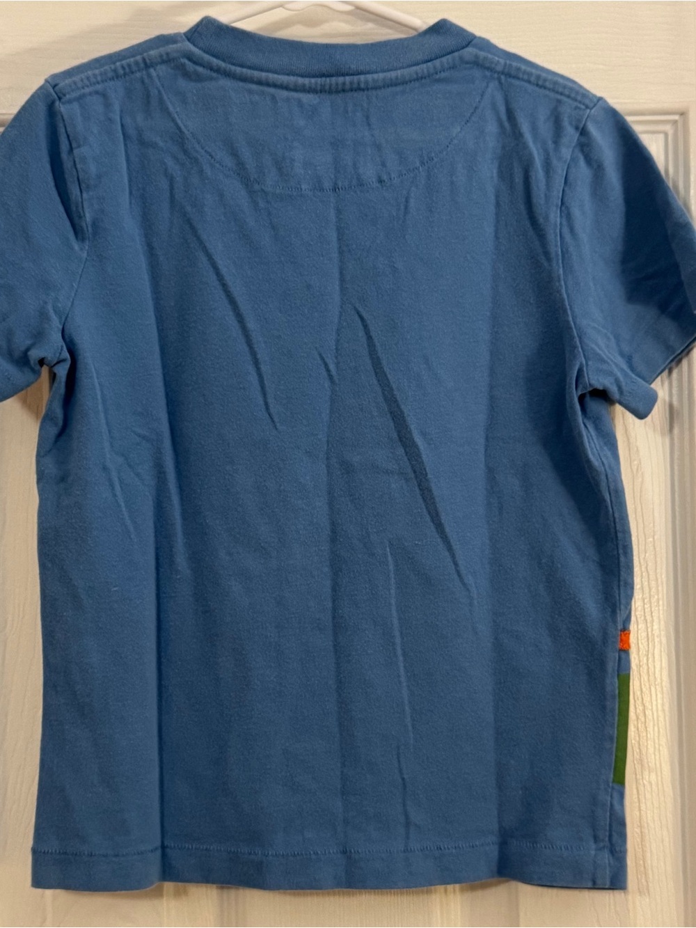 Mini Boden Baby Boy Blue with Orange Dinosaurio and Liberty Statue Short Sleeve - Picture 9 of 11